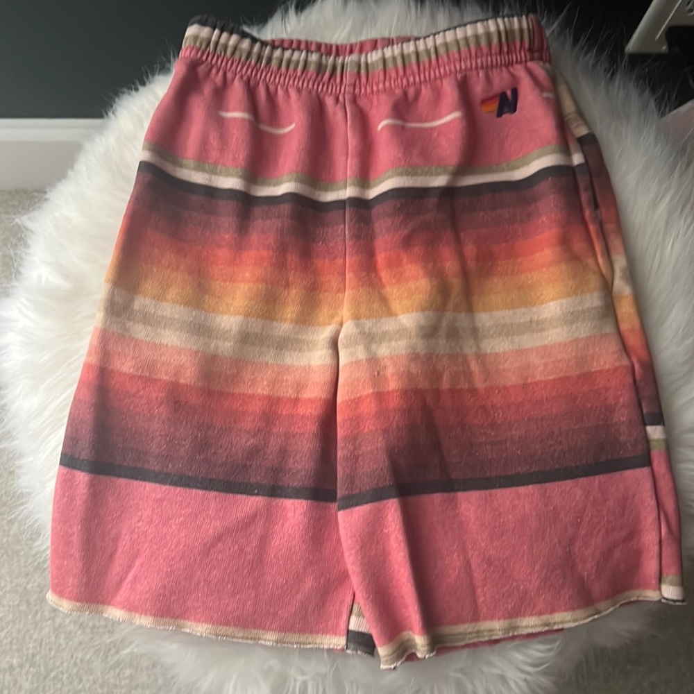 Big Kid Aviator Nation Stripe Shorts
